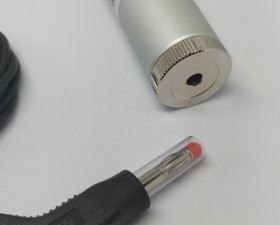 Connect Laser to Point Finder lead